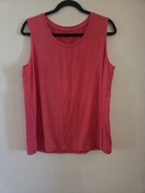 Comfort Code Coral Pink Sleeveless Tank Top